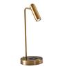 Adesso 3162-21 Kaye LED Desk Lamp Wireless Charging, 7W LED, 5W QI, USB Port, Indoor Lighting Lamps view 4