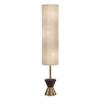 Adesso 3-Light Floor Lantern, Antique Bronze, Walnut & Beige, 59 view 1