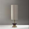 Adesso 3-Light Floor Lantern, Antique Bronze, Walnut & Beige, 59 view 2