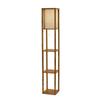 Adesso 3138-12 Wright Shelf Lamp, Natural Wood Veneer on Mdf view 1
