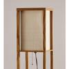 Adesso 3138-12 Wright Shelf Lamp, Natural Wood Veneer on Mdf view 3