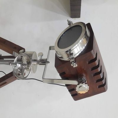 THOR INSTRUMENTS Nautical Modern Wooden Table Lamp Nautical SeachLight Home Decor Rustic Vintage Home Decor Gifts