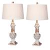 Cory Martin W-6245AM-2PK Distressed Decorative Urn Resin Table Lamps, 29.5", Antique Metallic view 1