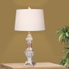 Cory Martin W-6245AM-2PK Distressed Decorative Urn Resin Table Lamps, 29.5", Antique Metallic view 2