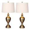 Cory Martin W-1566AG-2PK Urn with Pedestal Base Metal Table Lamps, Plated Antique Gold, 30" view 1