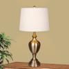 Cory Martin W-1566AG-2PK Urn with Pedestal Base Metal Table Lamps, Plated Antique Gold, 30" view 2