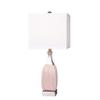Cory Martin W-8987PN Table Lamp, 26.5", Blush/Nickel view 1