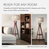Adesso Floor Lamp with Shelf, Walnut & Oatmeal Linen, 3-Way, 59.5 view 3