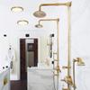 WAC Lighting dweLED, Geos 15in LED Round Low-Profile Flush Mount 2700K in Brass view 2
