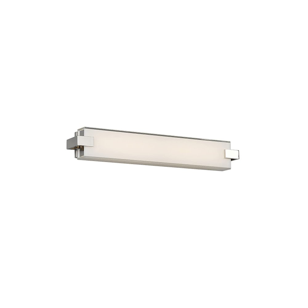 WAC Lighting dweLED, Bliss 22in LED Bathroom Vanity or Wall Light 3500K in Polished Nickel