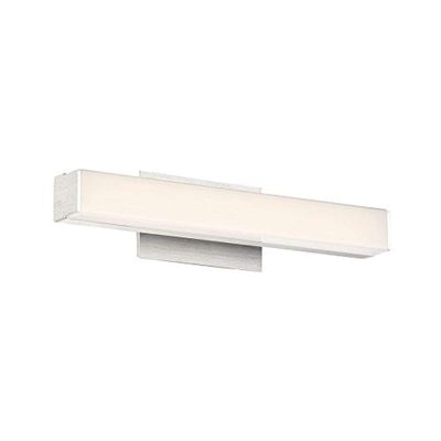 WAC Lighting WS-77612-35-AL Brink 18 Inch Energy Star Bathroom Vanity & Wall LED Light Fixture, Brushed Aluminum