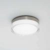 WAC Lighting dweLED, Dot 12in LED Round Flush Mount 3000K in Stainless Steel view 3