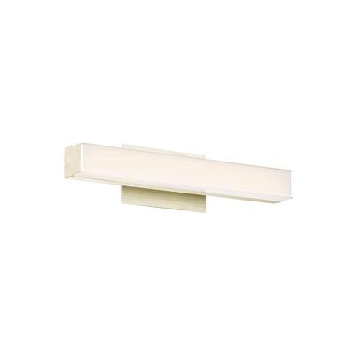 WAC Lighting dweLED, Brink 12in LED Bathroom Vanity or Wall Light 3-CCT 2700K-3000K-3500K Set to 3000K in Brushed Brass