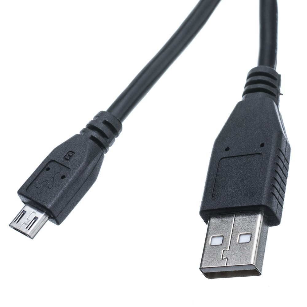 CableWholesale 15-Foot Cable Wholesale Micro USB 2.0 Cable Black Type A Male Micro-B Male Cable (10U2-03115BK)