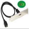 zdyCGTime(50cm Type E Male USB 3.1 Front Panel Header to USB-C Type-C Female Extension Cable with Panel Mount Screw view 2