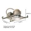 Jesco Lighting RLH-4011N-IC-40 Accessory - 4" Aperture Ic Airtight New Construction, Silver Finish view 2
