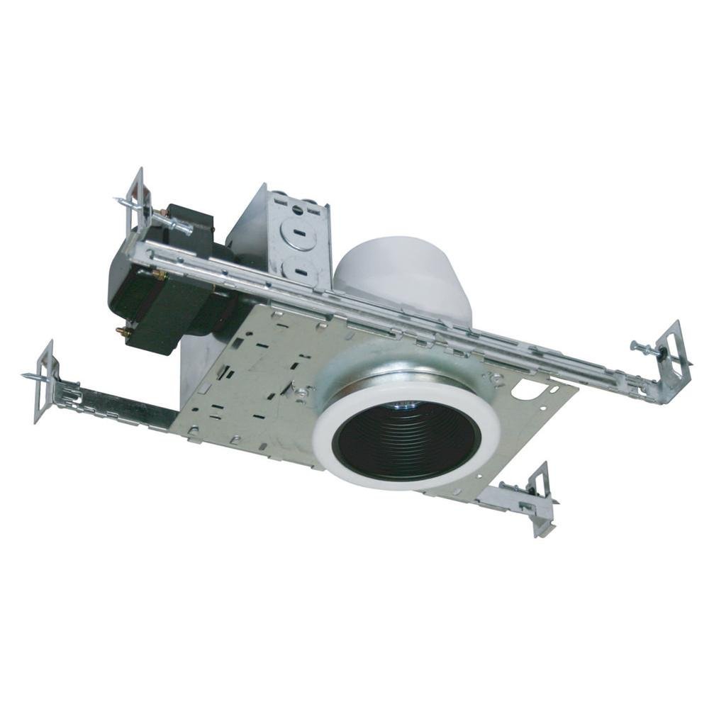 Jesco Lighting LV3001B Accessory - 3" Low-Voltage Non-Ic Housing for New Construction, Silver Finish