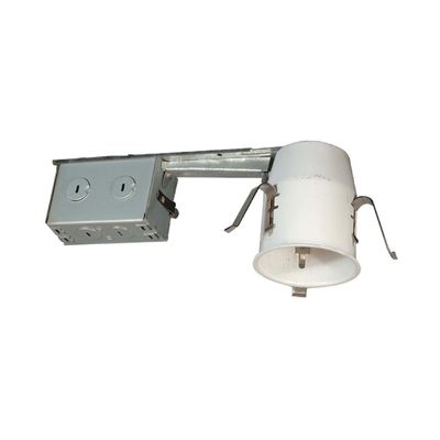 Jesco Lighting RS3001R Accessory - 3" Line Voltage Non-Ic Housing for Remodeling, Silver Finish