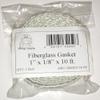 Liberty Supply Flat Gasket Braided Fiberglass Rope 1/8" Thick x 1" Wide x 10' Roll. Wood Stove Door, Arch Pan, Oil Furnace view 3