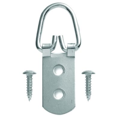 HangZ 10009 2 Hole D Ring Hangers with Screws 75lb 50pack