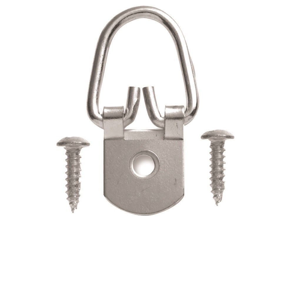 HangZ 50lb. 1 Hole D Ring (50-Pack)