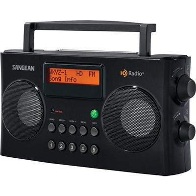 Sangean HDR-16 HD Radio/FM-Stereo/AM Portable Radio, Black