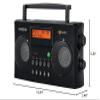 Sangean HDR-16 HD Radio/FM-Stereo/AM Portable Radio, Black view 3
