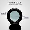 Neatfi LED Bifocal Magnifying Lamp  1,200 Lumens, 5 Lens, Dimmable, Adjustable Arm with Clamp, 60 SMD LEDs, Perfect for Crafting, Reading, Jewelry, Needlework (5 Diopter + 20 Diopter, Black) view 3