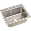 Elkay DPC12522105 20 Gauge Stainless Steel Single Bowl Top Mount Kitchen Sink, 25 x 22 x 10.25" view 1
