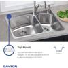 Elkay DPC12522105 20 Gauge Stainless Steel Single Bowl Top Mount Kitchen Sink, 25 x 22 x 10.25" view 4