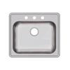 Elkay GE125223 Dayton Single Bowl Drop-in Stainless Steel Sink view 3