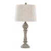 Grandview Gallery Winston 32" Poly Table Lamp Set of 2, Desk Lamp, Bedside Lamps for Night Stands, Nightstand Lamp, Small Lamp, Small Table Lamps for Living Room Set of 2 (Reclaimed Grey Polyresin) view 4