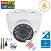 Evertech 1080p Hybrid AHD - TVI - CVI and Analog Weatherproof 2.8-12mm Adjustable Lens White Dome Security Surveillance Camera view 2