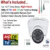 Evertech 1080p Hybrid AHD - TVI - CVI and Analog Weatherproof 2.8-12mm Adjustable Lens White Dome Security Surveillance Camera view 4