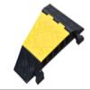 Kable Kontrol Atlas Heavy Duty Cable Protector - 22.5 Degree Right Turn - 5 Channel - CP9988 Compatible - Black & Yellow - Speed Bump and Wire Protector Turn for Indoor & Outdoor Use view 1