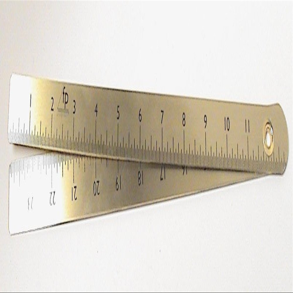 Foot Pro 2 Foot Brass Ruler