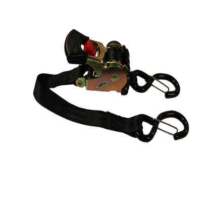 Ancra Cargo Retractable Ratchet Tie-Down w/Push Button Release, 1" x 6'