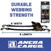 Ancra Cargo Retractable Ratchet Tie-Down w/Push Button Release, 1" x 6' view 4