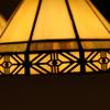 Chloe Lighting Belle Tiffany-Style 5 Light Mission Large Chandelier 27" Wide, Stained Glass view 3