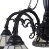 Chloe Lighting Belle Tiffany-Style 5 Light Mission Large Chandelier 27" Wide, Stained Glass view 4