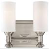 Minka Harbour Point 11 1/4" Brushed Nickel 2-Light Wall Sconce view 1