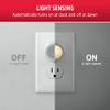 Energizer LED Rotating Night Lights Plug Into Wall Dusk to Dawn Sensor Home Decor Apartment Essentials Ambient Lighting Nightlight 40293 2 Pack view 4