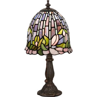 Meyda Tiffany 26647 Flowering Lotus Accent Lamp, 16" H