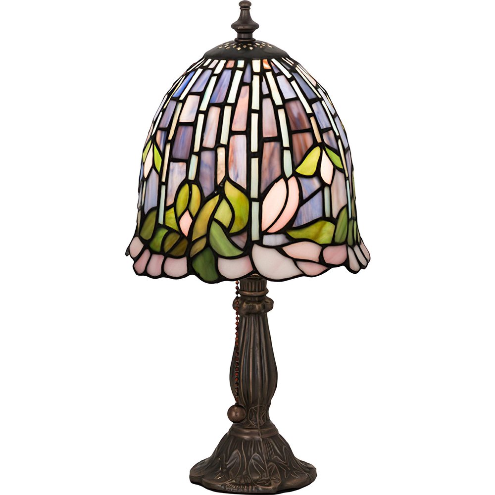 Meyda Tiffany 26647 Flowering Lotus Accent Lamp, 16" H