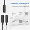 Duttek Guitar Y Cable, 6.35mm 1/4 inch Mono TS Female to 2x6.35mm 1/4 Inch Mono TS Female Y Splitter Cable 20cm/8inch (635F-2FMTS) view 3