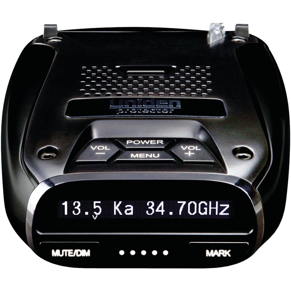 Uniden DFR7 Super Long Range Wide Band Laser/Radar Detector, Built-in GPS w/Mute Memory, Voice Alerts, Red Light & Speed Camera Alerts, OLED Display, Black