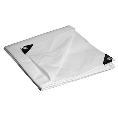 8' x 10' Foremost Tarp 30810 White Dry Top HD White 10-Mil Heavy Duty Tarp