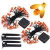 [2 Pack] Solar Powered String Lights, 30 Cute Honeybee LED Lights, 15FT 8 Modes Starry Lights, Waterproof IP65 Fairy Decorative Lights for Outdoor Gardens Homes Wedding Patio Party (Warm White) view 1
