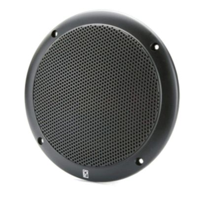 PolyPlanar 4" 2 Way Coax Integral Grill Marine Speaker Pair Black