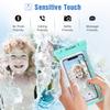 ProCase 2 Pack Waterproof Phone Pouch, Underwater Phone Case Up to 7", Dry Bag for iPhone 17 Air 16 15 14 13 Pro Plus Max, Galaxy S24 S23 S22 Ultra Pixel, Beach Essentials -Green & Black view 4
